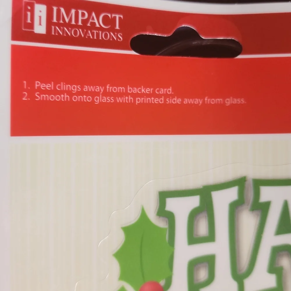 Christmas  Window Clings,  12